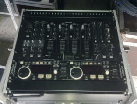 DJ Konsole Draufsicht
